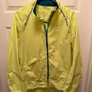 Nike Women's Green and Yellow Jacket